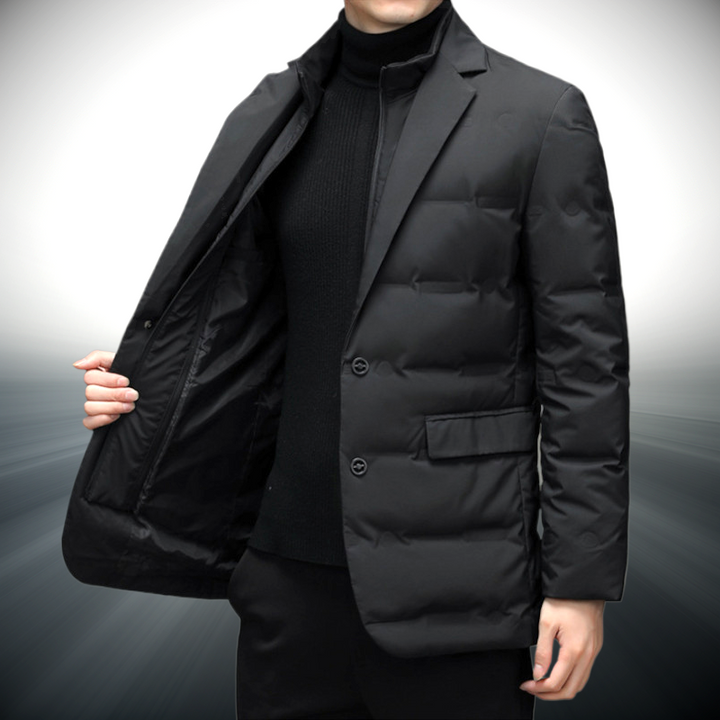 Lightweight men's casual windbreaker for urban outdoor protection and comfort.