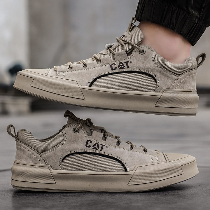 Front view of men's UrbanEdge Comfort Sneakers, ready for everyday wear.