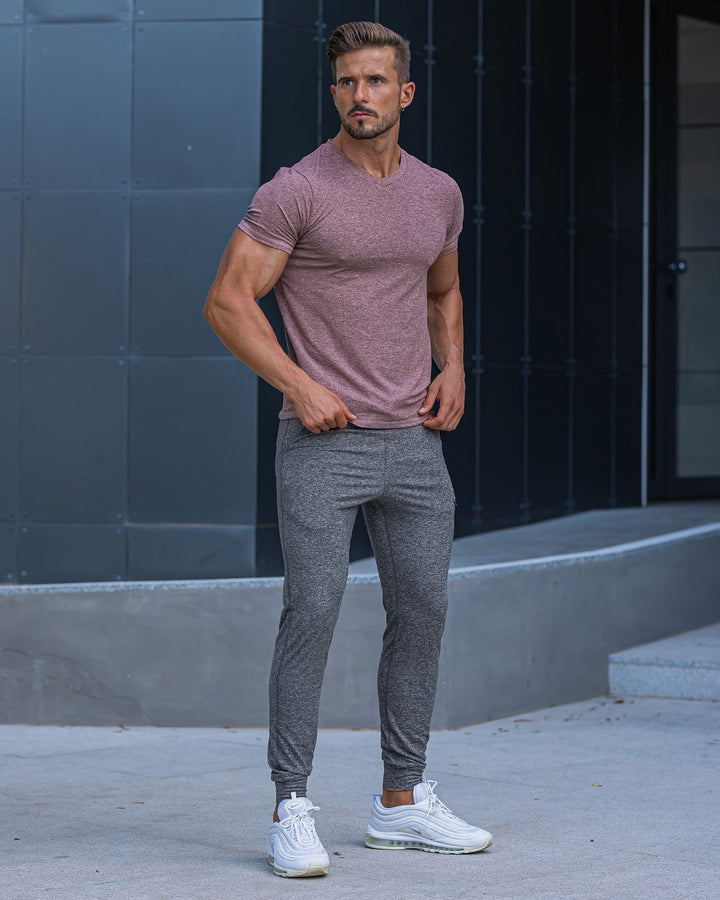 Stylish men's Valencia stretch pants, comfort fit for versatile wear.