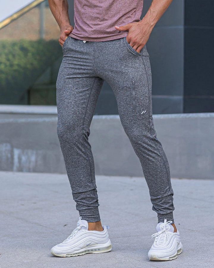 Athletic men's Valencia performance joggers with flexible stretch fabric.