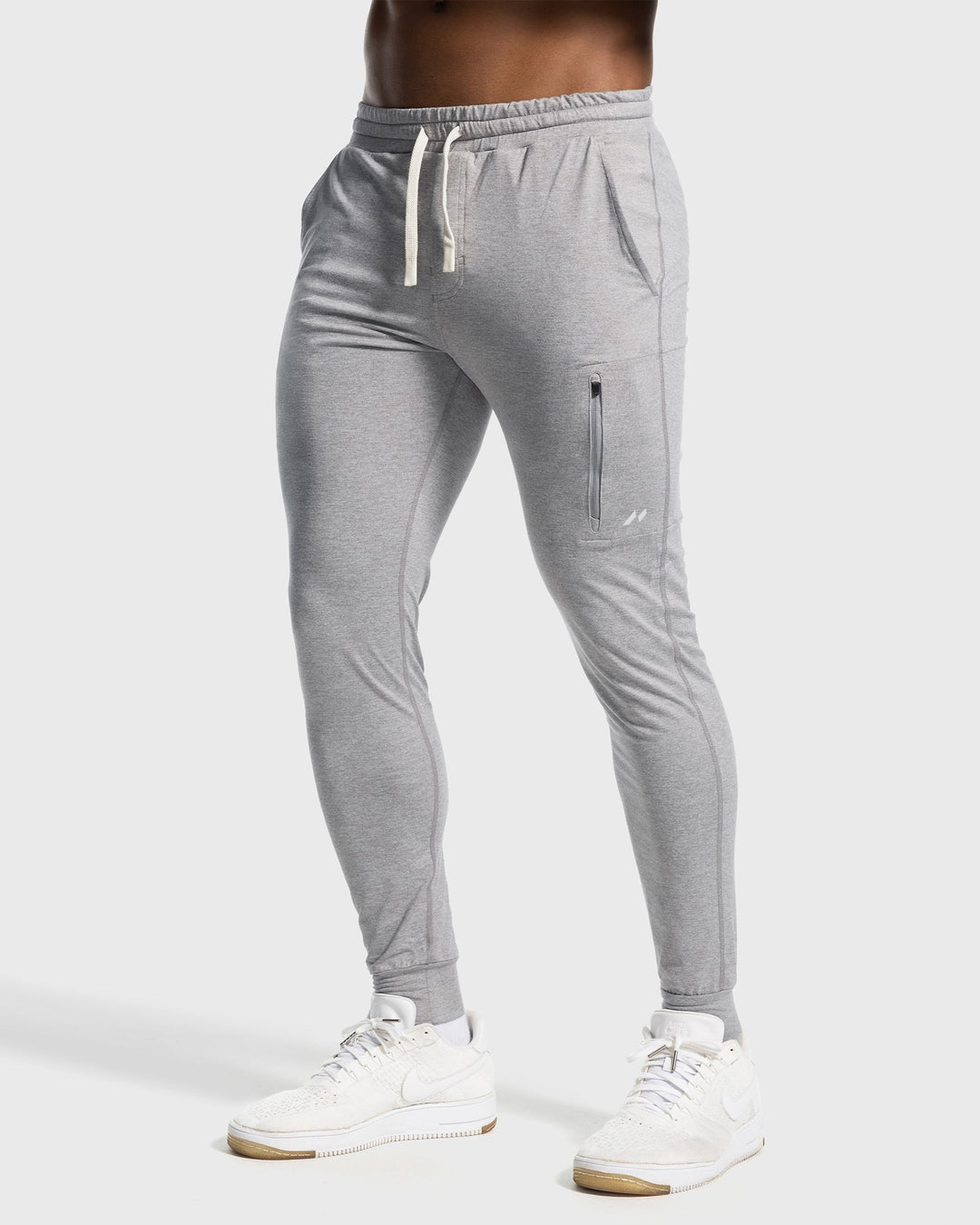 Modern men's Valencia activewear joggers, tapered for a sleek look.