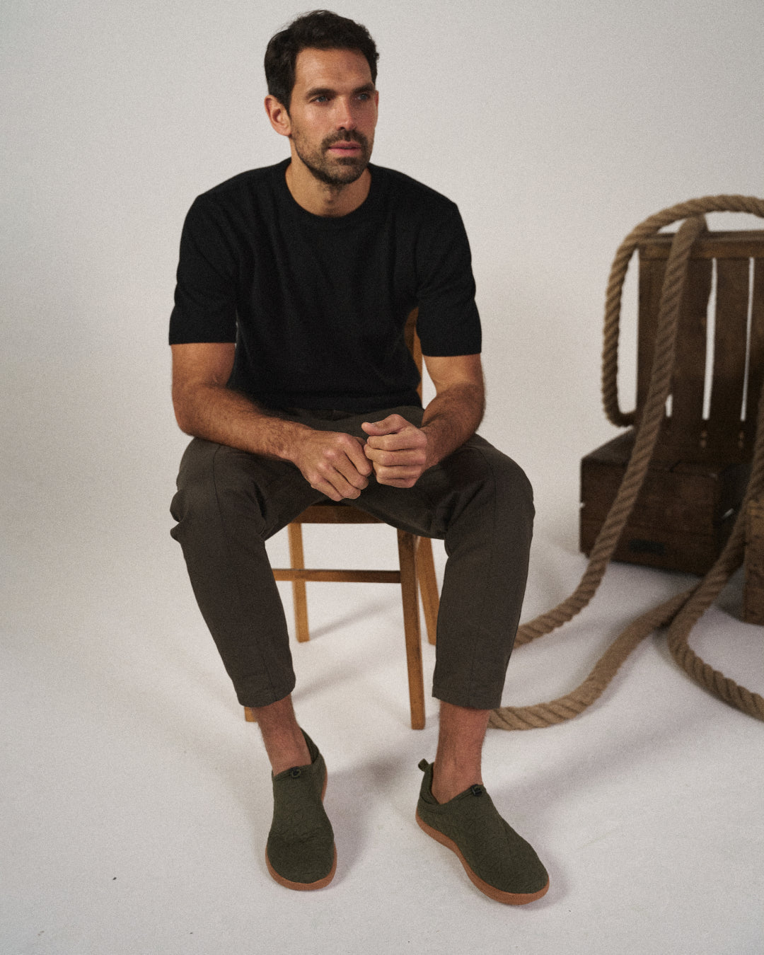 Stylish men's Valencia tapered joggers showing modern fit, ideal for activewear and mens fashion.