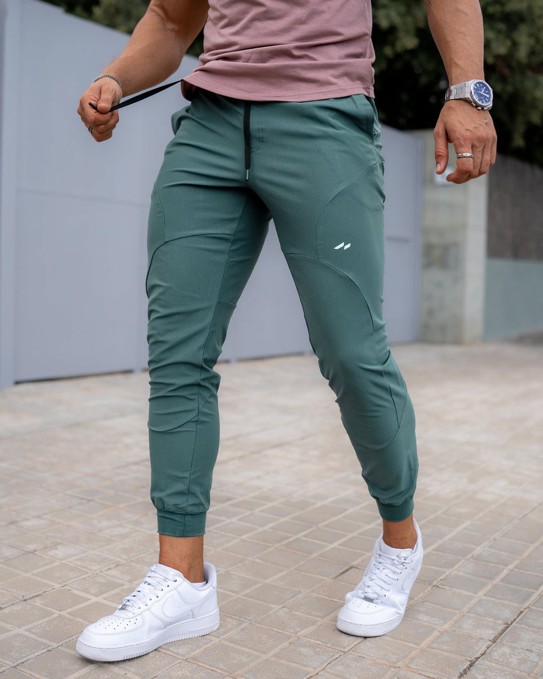 Valenza men's stretch jogger pants, quick-dry activewear for gym & travel.