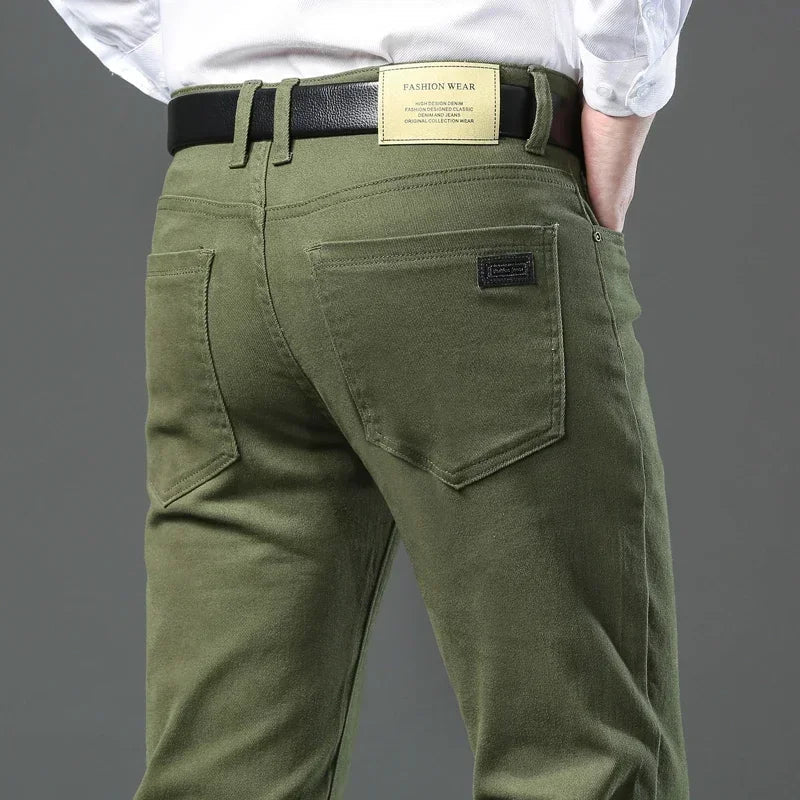 Men's Vance regular fit straight leg pants. Versatile, all-season comfort for casual & workwear.