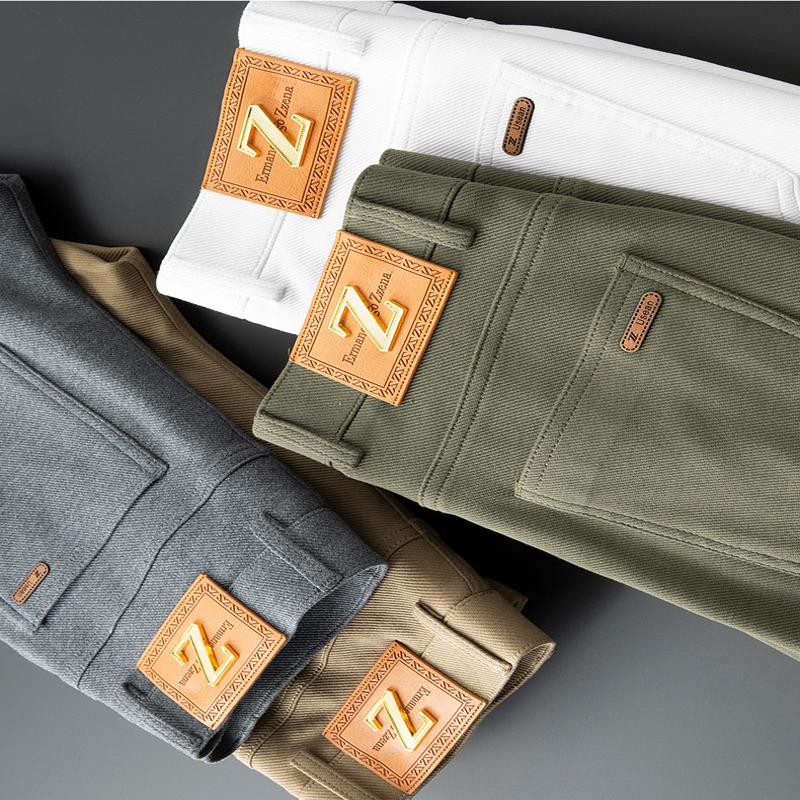 White Men's Vault tailored jeans, versatile & comfortable for elevated casual looks.