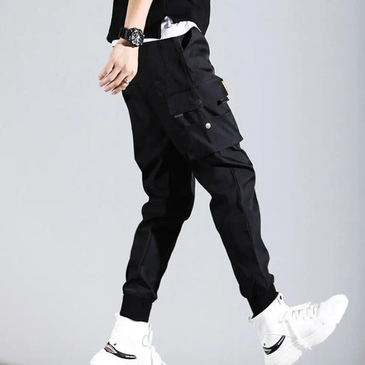 Casual men's Velocity joggers, perfect for everyday wear, combining modern fashion with comfort and utility.
