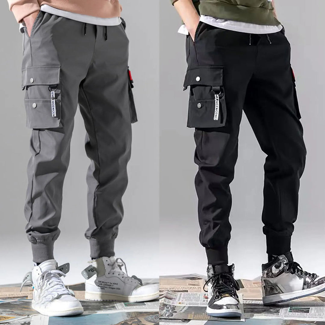 Men's stylish Velocity cargo joggers, designed with an athletic fit for active wear and modern appeal.