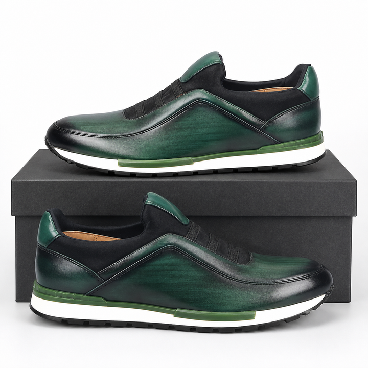 Comfortable men's velour leather brogues with breathable lining, perfect for all-day wear and smart casual style.