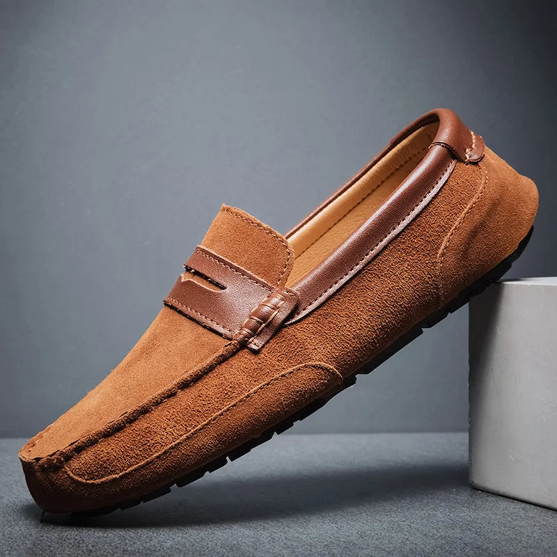 Men's Verdi classic slip-on loafers, perfect for refined style, comfort, and everyday wear.