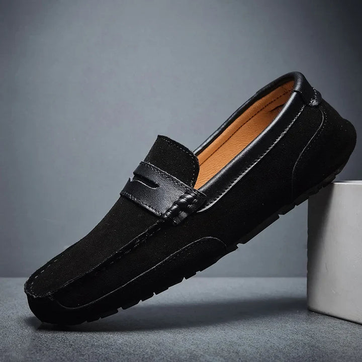Elegant men's Verdi slip-on loafers for effortless style; comfortable and suitable for both casual and dress occasions.