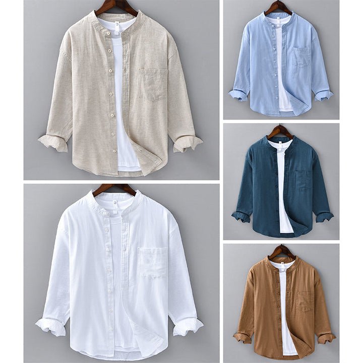 Versatile Men's Verona casual button-down, a long sleeve shirt for summer, vacation, or resort.