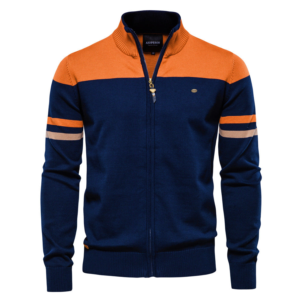 Lightweight men's zip-up cardigan from Verona collection, ideal for modern layering and mens fashion.