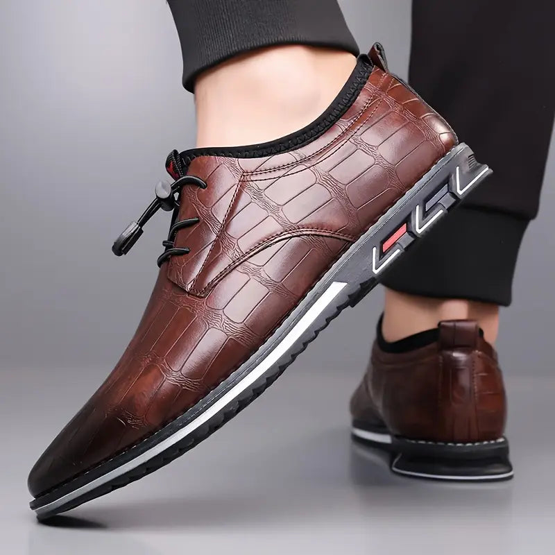 Contemporary men's casual dress sneakers, perfect for effortless style and all-day comfortable wear.