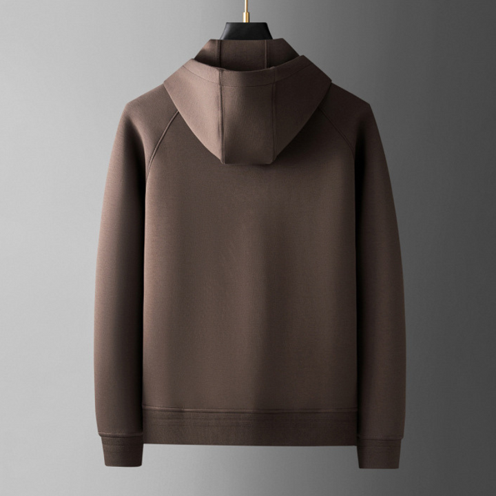 Close-up of Verona Elite tracksuit jacket, featuring stylish design & comfortable fit for active men.
