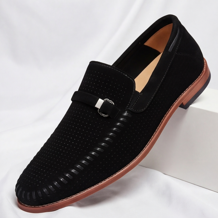 Men's slip-on Verona Perforated Loafers, a modern take on classic men's fashion footwear.