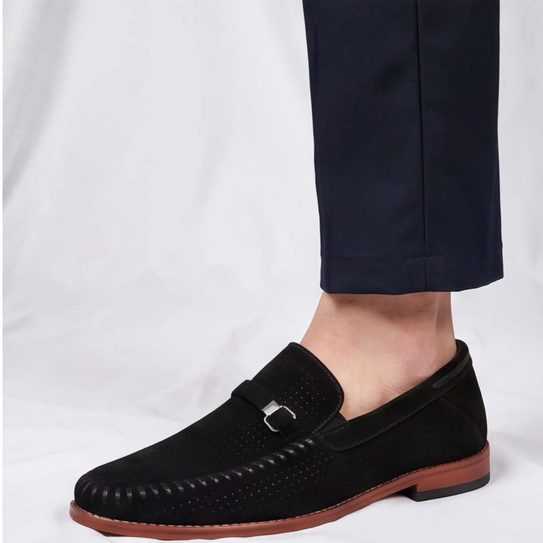 Everyday men's fashion: Verona Perforated Loafers, offering an effortlessly chic & comfortable choice.