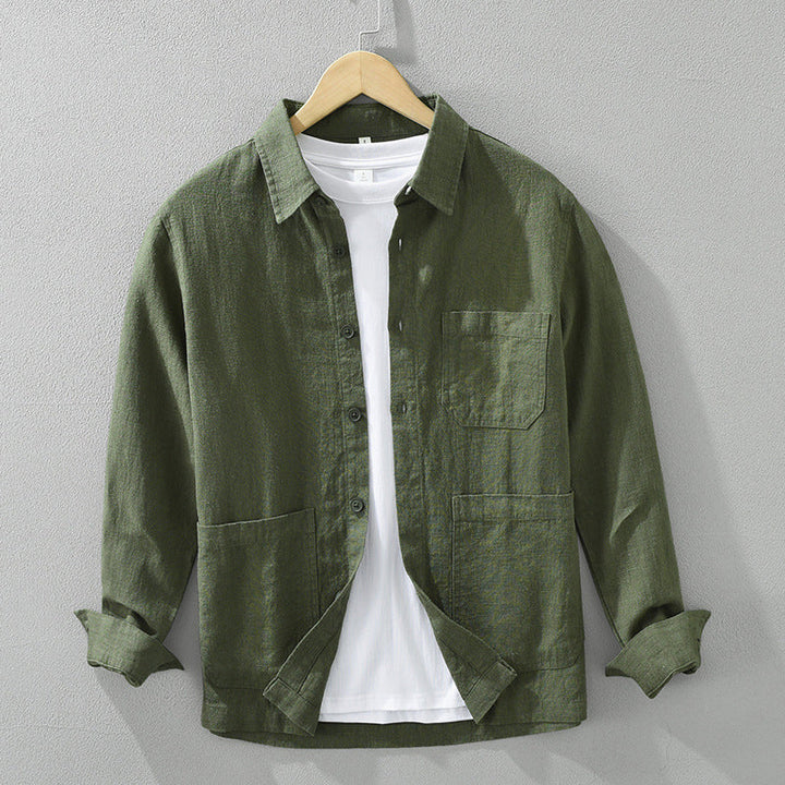 Stylish men's fashion shacket, a versatile jacket perfect for modern casual outfits.