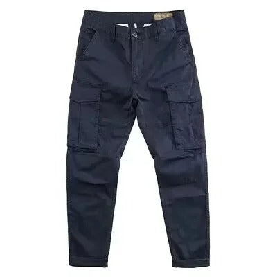 Functional men's everyday cargo pants, featuring a comfortable tapered fit for modern style.