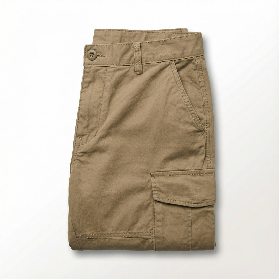 Comfortable men's cargo pants with a modern tapered fit & functional utility pockets.