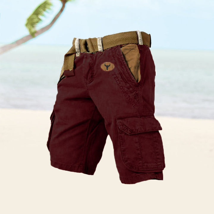 Comfortable men's cargo shorts, perfect for active wear & summer fashion.
