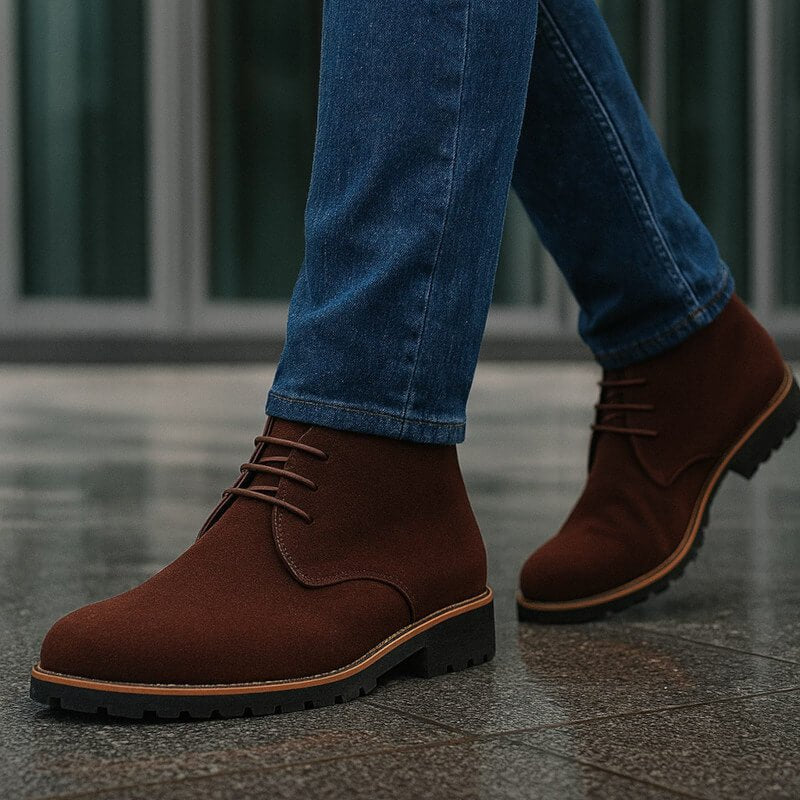 Men's fashion boots: versatile everyday footwear designed for both casual and dressy occasions. Durable & comfortable.