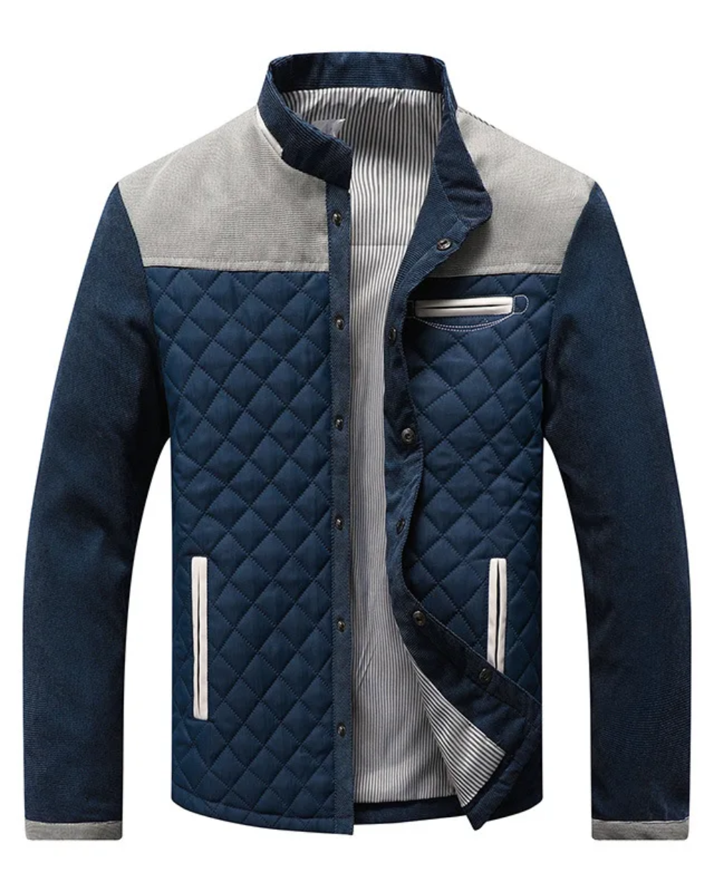 Comfortable men's casual zipper jacket for everyday wear. Durable and lightweight outerwear with a timeless style.
