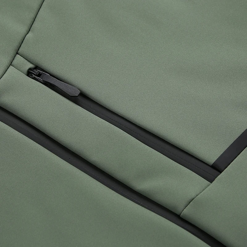 Durable men's hooded jacket, ideal for spring & fall. Everyday activewear offering comfort for outdoor adventures.
