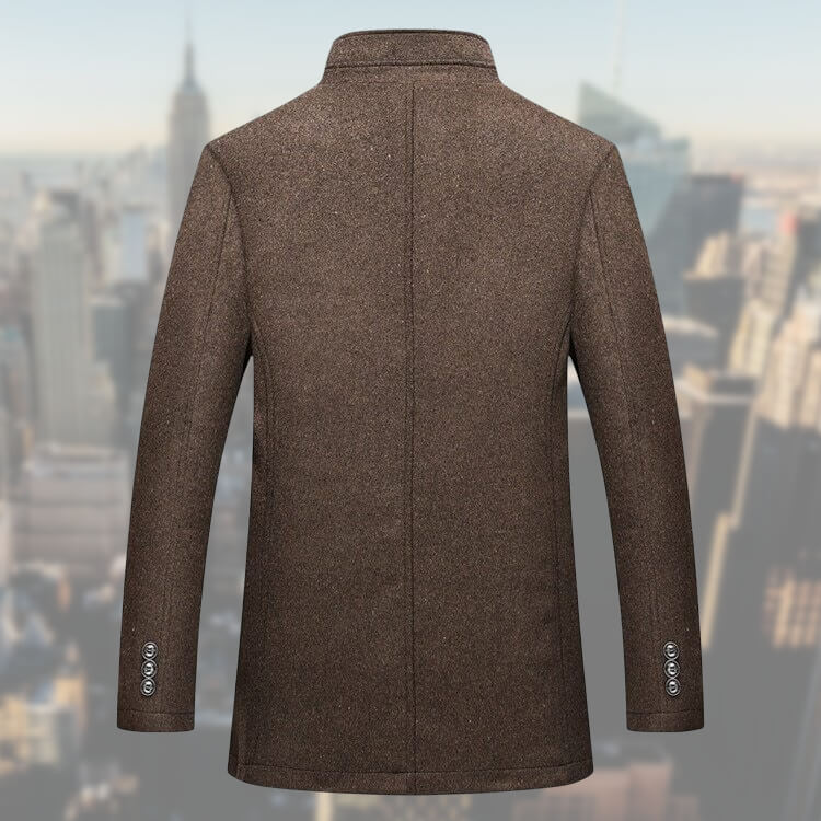 Men's versatile winter coat with a detachable vest, offering warmth & adaptable style for smart casual fashion.