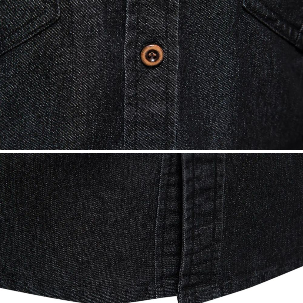 Comfortable men's long sleeve button-down top for effortless everyday style.