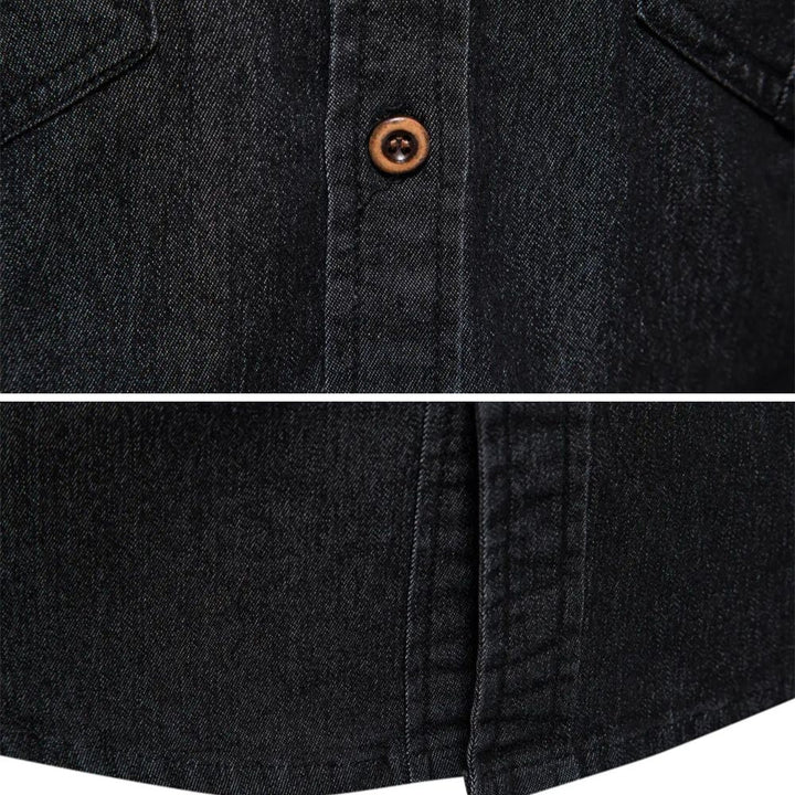 Comfortable men's long sleeve button-down top for effortless everyday style.