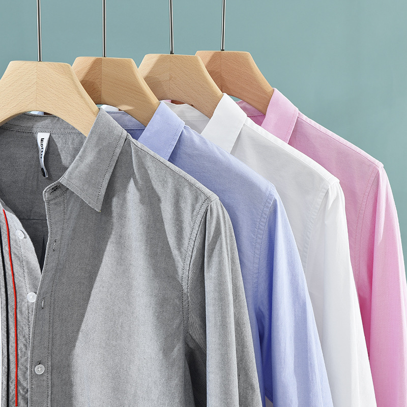 Everyday style men's long-sleeve shirt with a collared design, perfect for casual and comfort fit.