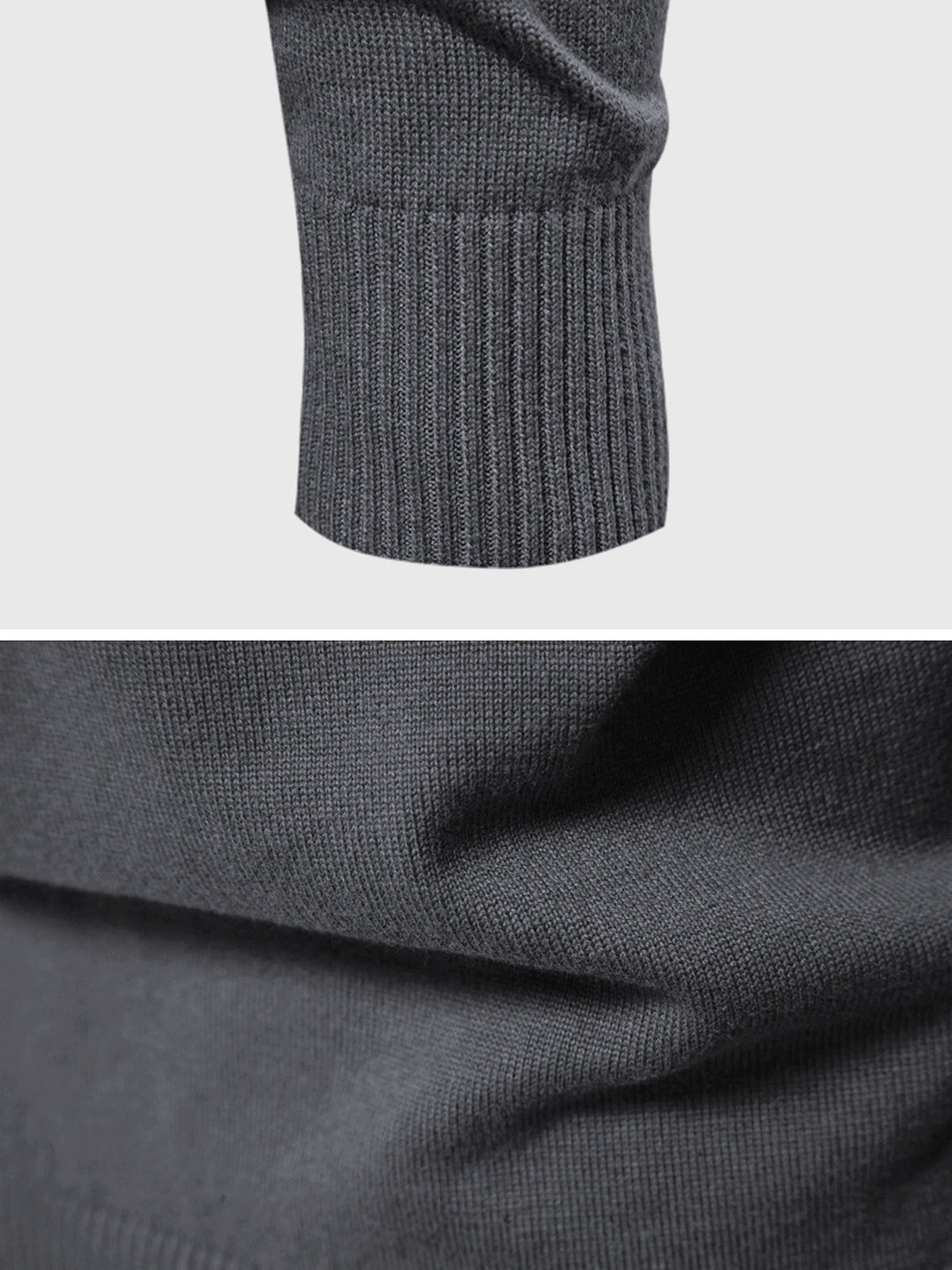 Fashionable men's open-front pocket cardigan. A comfortable long sleeve sweater for daily casual style.