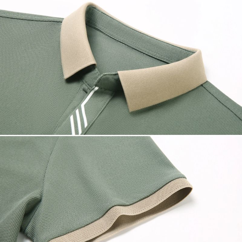 Performance men's polo, moisture-wicking, short sleeve, perfect for golf and active casual wear.