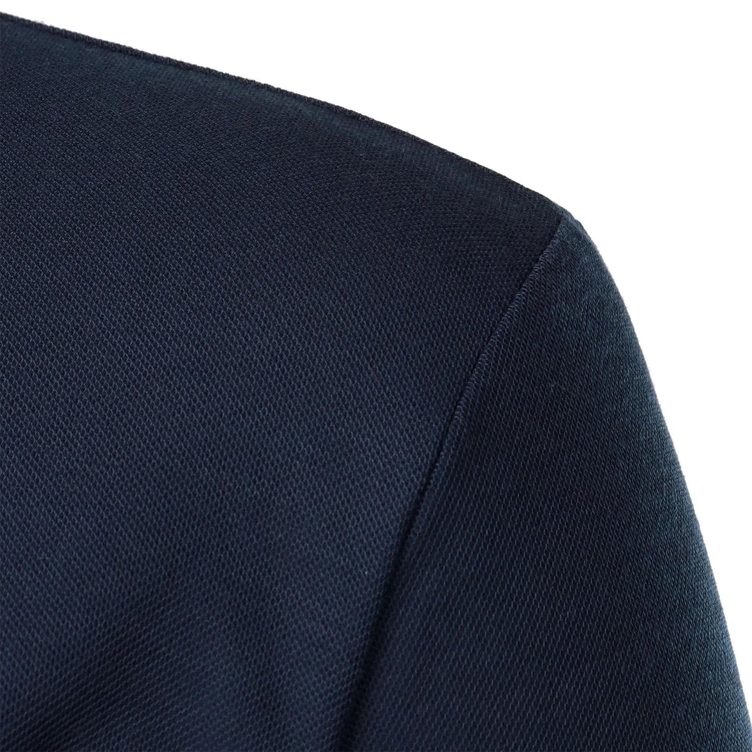 Versatile men's short sleeve polo shirt, classic fit with chest pocket, perfect for year-round style.