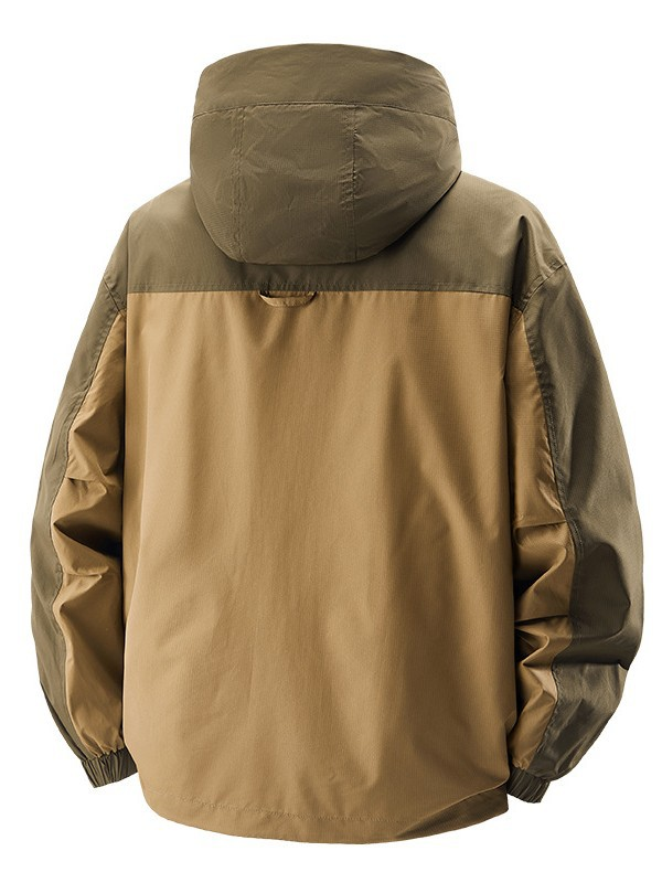 Men's tactical outdoor jacket: durable, weather-resistant outerwear with secure, customizable pockets for adventure.