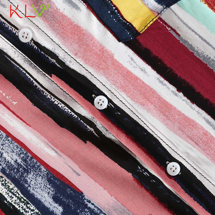 Men's vibrant abstract print apparel, a quick-dry, stylish shirt for diverse summer fashion.