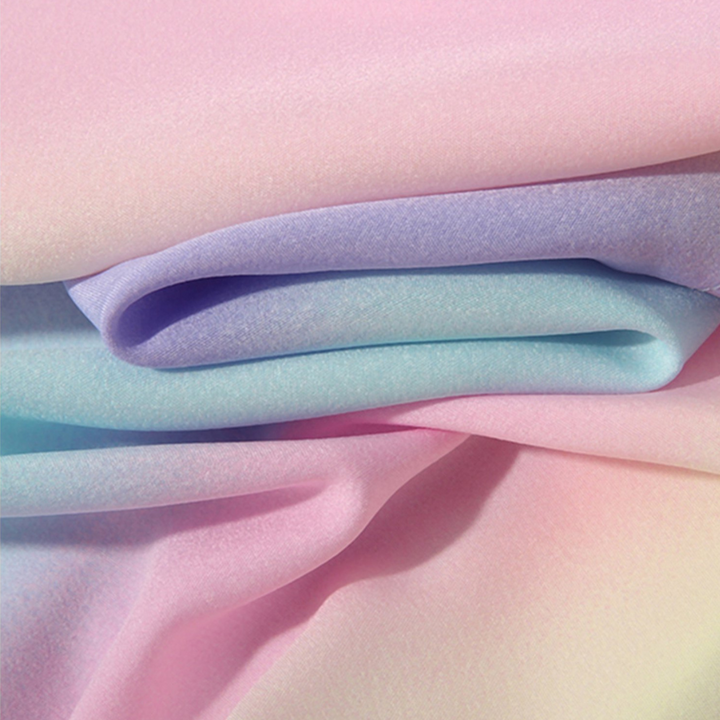 Close-up of a vibrant striped men's button-down shirt, highlighting its multicolored pattern.