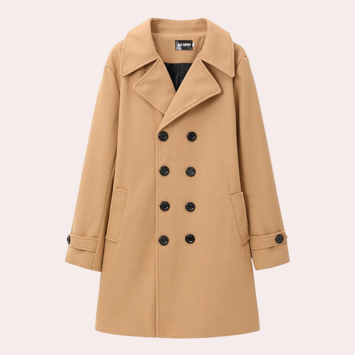 Men's Victor classic jacket, showcasing its clean lines and quality fabric. A stylish and comfortable men's winter coat.