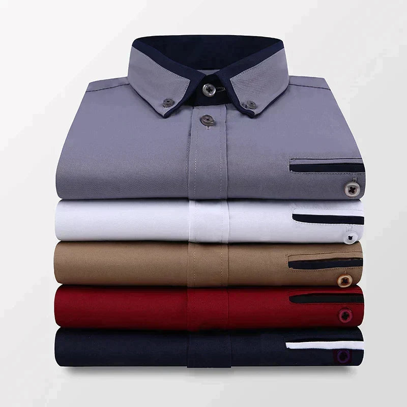 Comfortable Men's Victor short sleeve shirt. Regular fit, perfect for warm weather & everyday casual menswear.