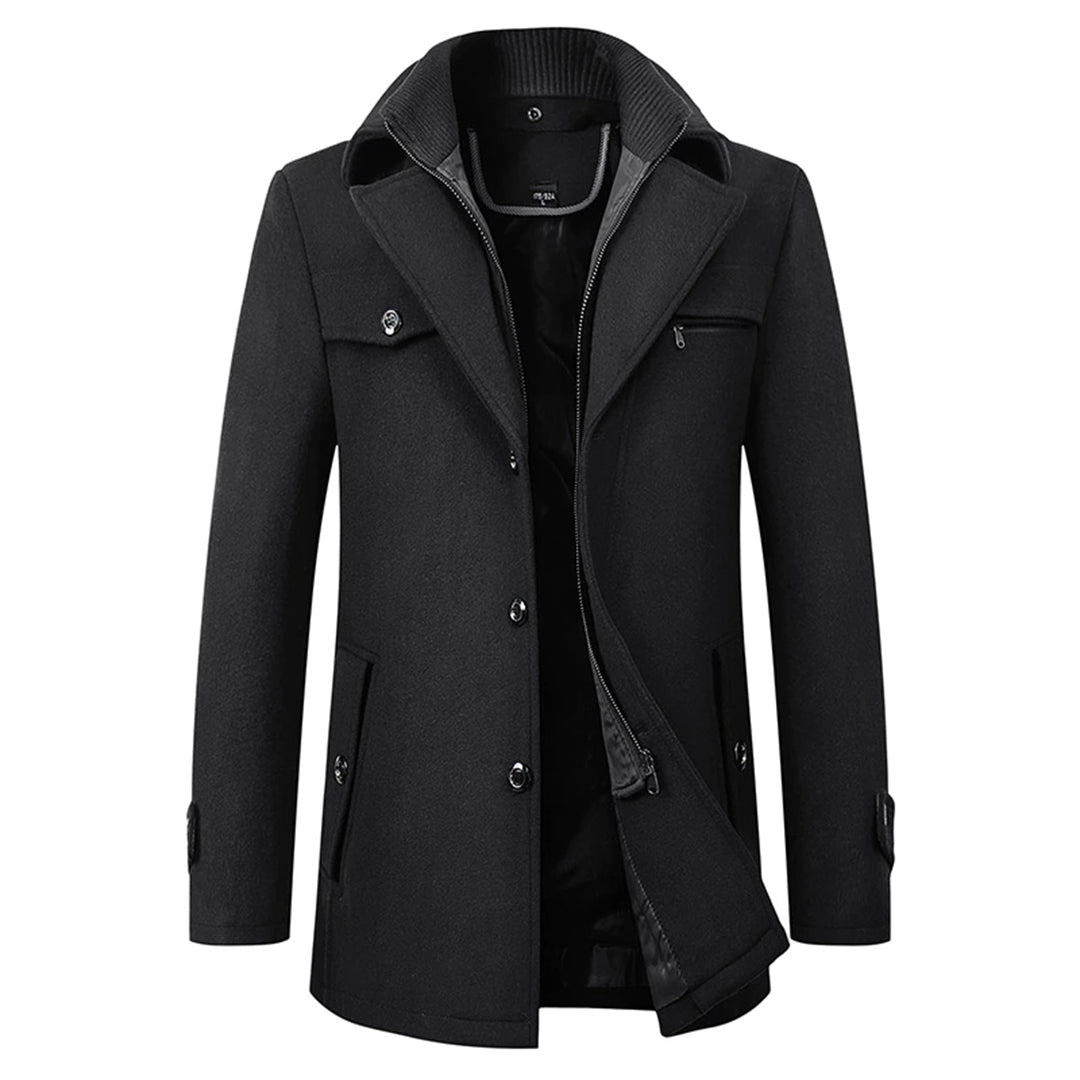 Men's Victor stylish warm winter coat for cold weather, perfect for casual and formal occasions.