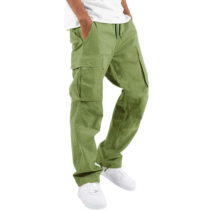 Vincent men's cotton cargo joggers, designed for comfort and style.