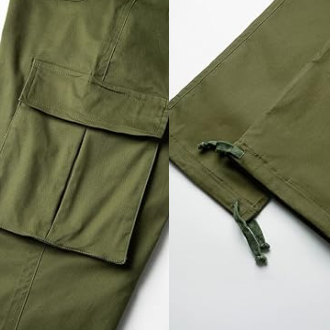 Vincent men's cotton cargo joggers, versatile for athletic or casual fashion.