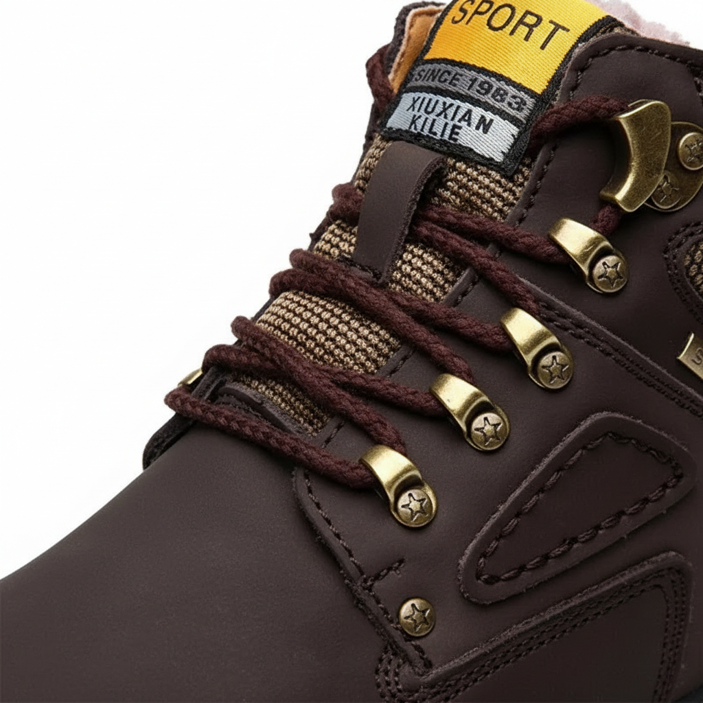 Vincent men's winter boots, waterproof with a cozy lining, ideal for snowy outdoor adventures