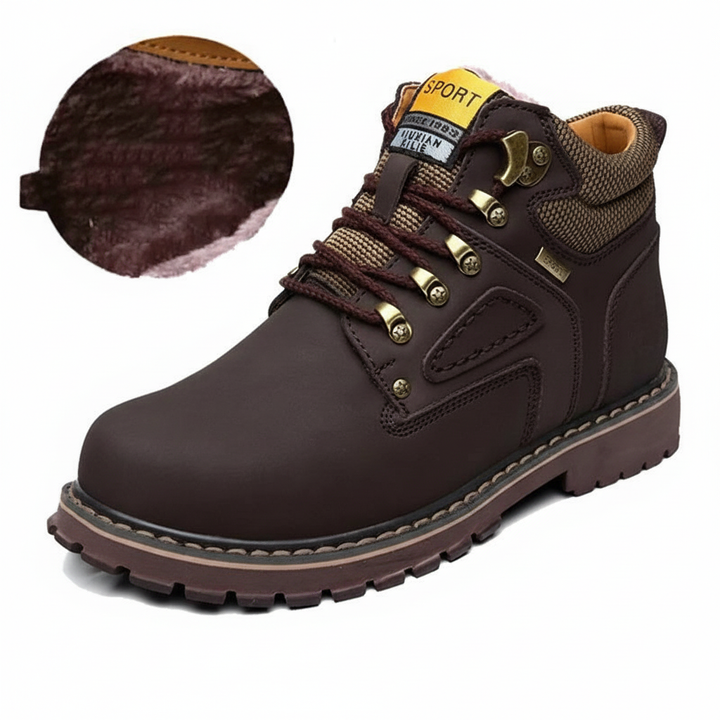 Vincent men's lined ankle boots, waterproof, offering superior comfort for winter conditions