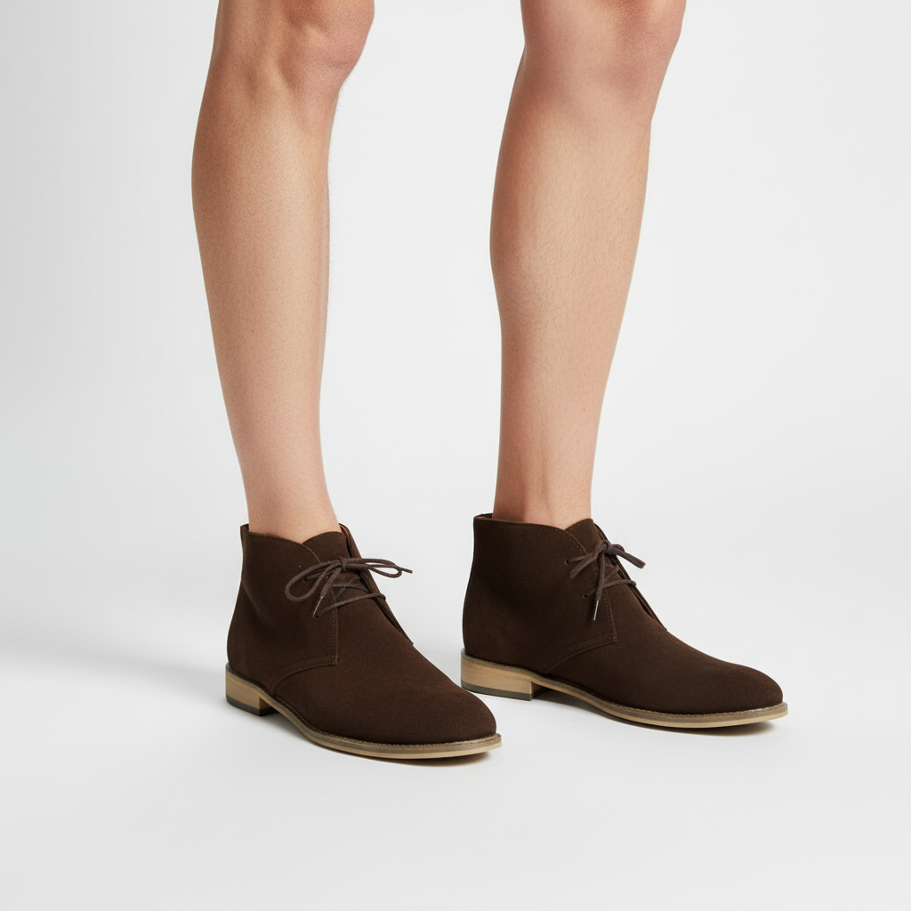 Vintage brown casual men's shoes, Franklin brand, with comfortable and fashionable design.