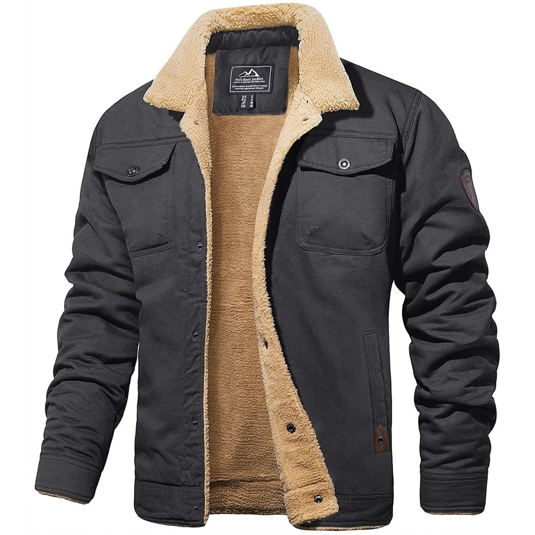 Classic men's Victor vintage bomber jacket, durable outerwear, perfect for casual winter fashion.