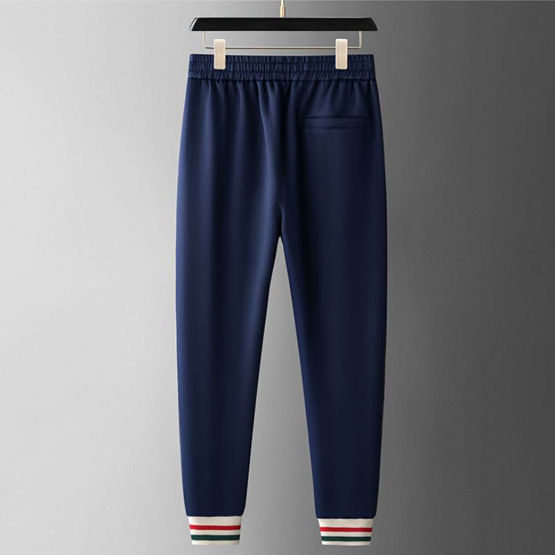 Men's fashion athletic tracksuit, Vivid Tempo design with stylish stripe detail.