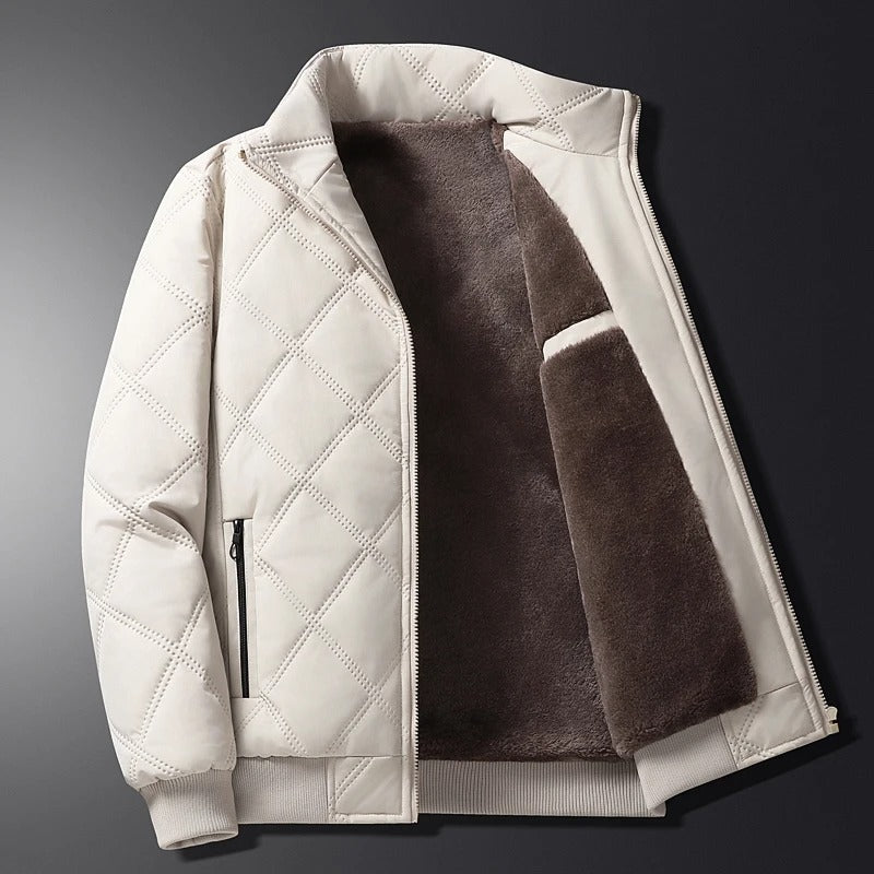 Comfortable & warm men's Alpine Guard winter jacket, extreme cold protection outerwear.