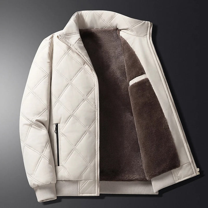 Comfortable & warm men's Alpine Guard winter jacket, extreme cold protection outerwear.
