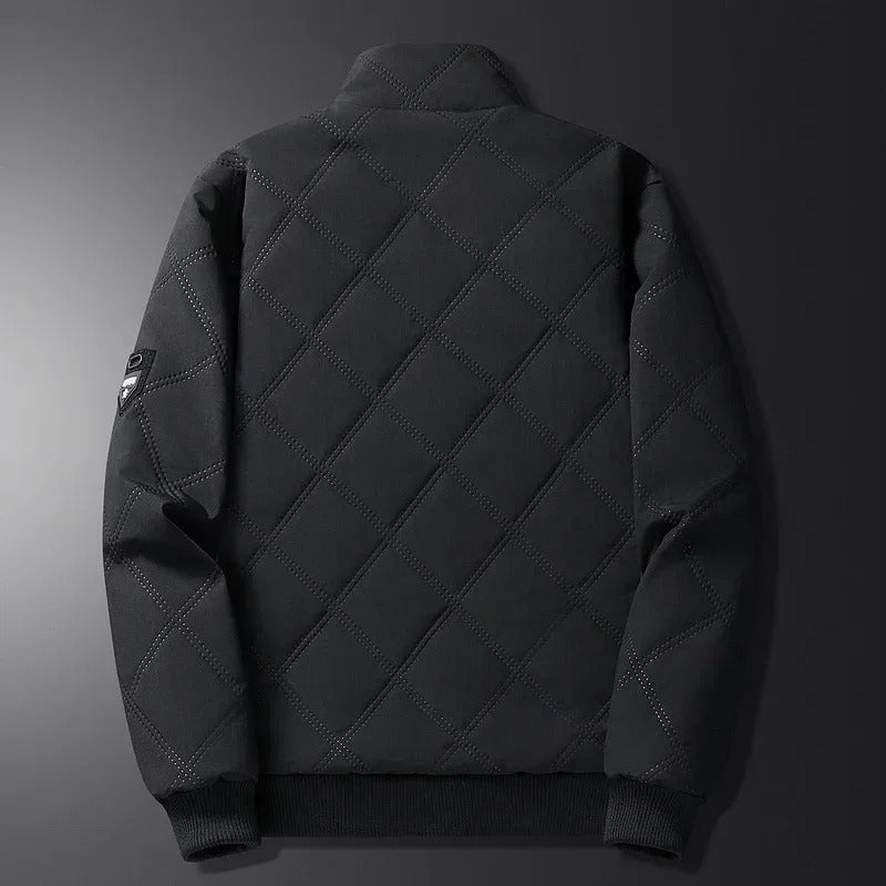 Men's Alpine Guard winter jacket, essential warm outerwear for extreme cold outdoor adventure.